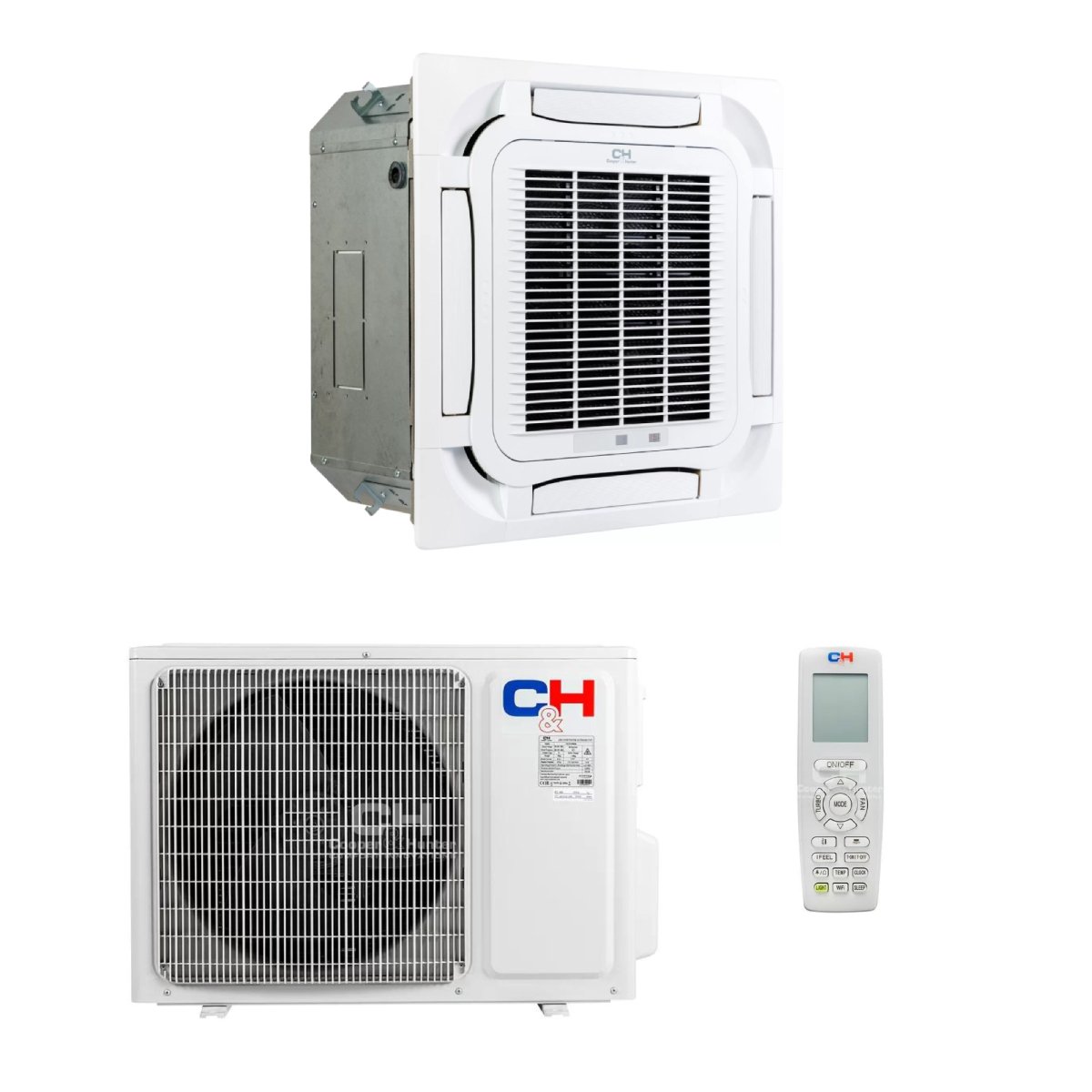 CH-IC100RK-CH-IU100RM Cooper-Hunter-09-1 Cooper&Hunter Kasetinis šilumos siurblys oras-oras (-20°C) 10,00/12,00 kW, yra Wifi - Image 1