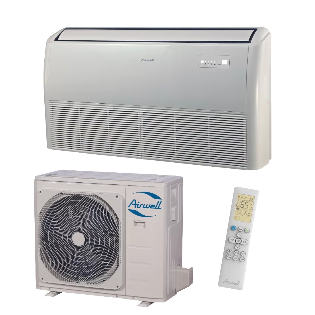 FDMX-050N-09M25-YDAX-050H-09M25 Airwell-15-1 Airwell Palubinis - grindinis oro kondicionierius FDMX 5,28/5,57 kW, yra Wifi - Image 1