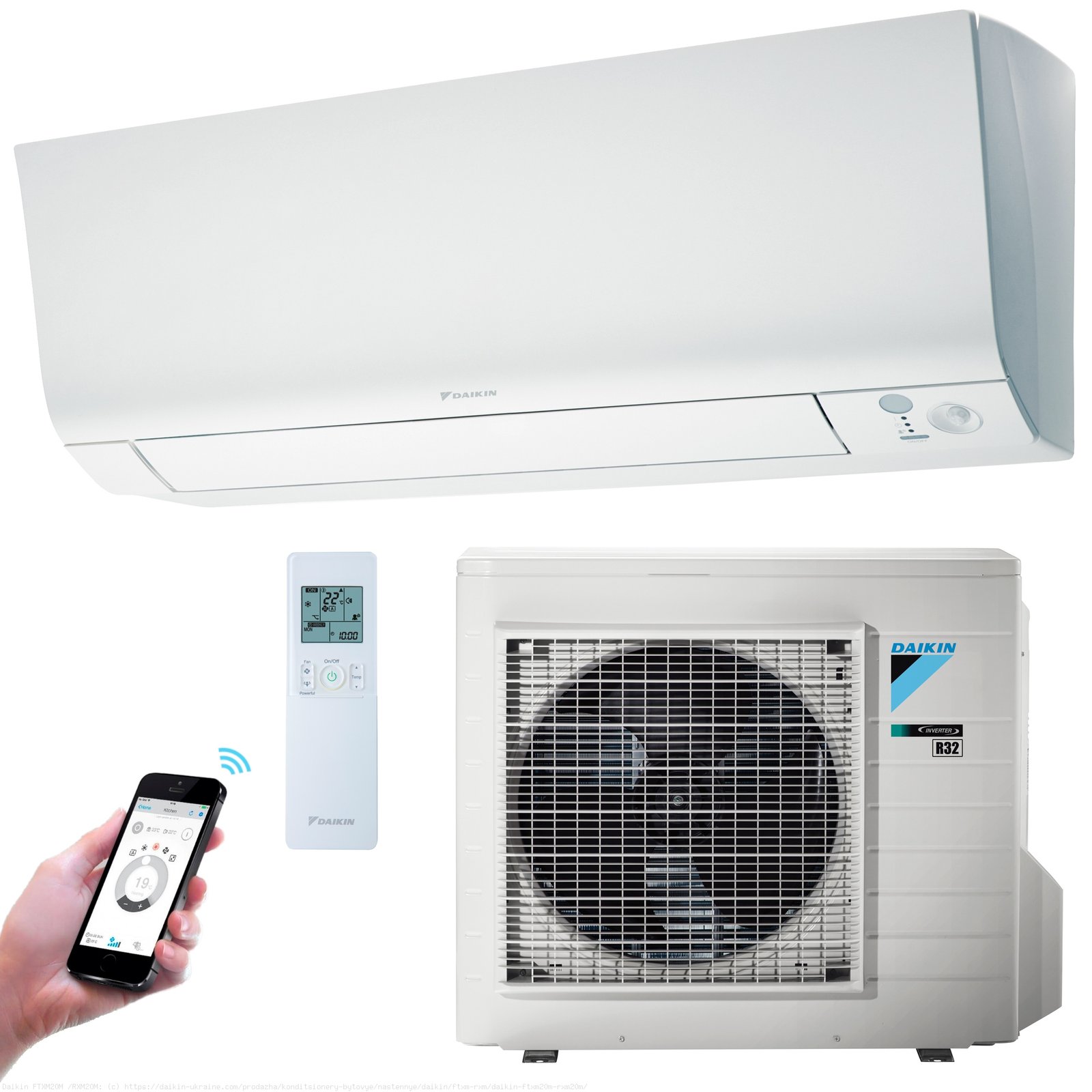 FTXM25R-RXM25R9 Daikin-13-1 Daikin Sieninis oro kondicionierius Perfera 2,50/2,80 kW, yra Wifi - Image 1