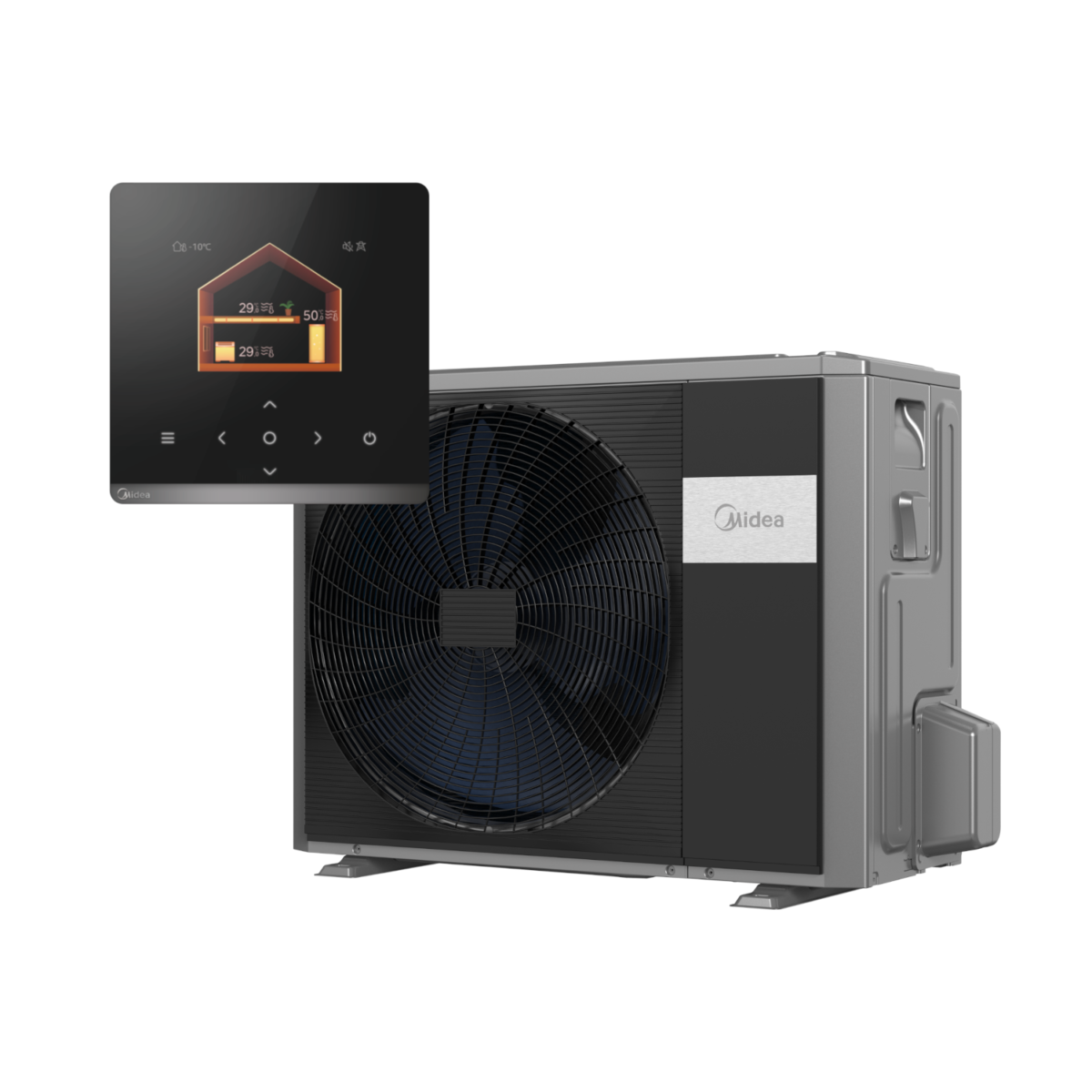 Midea Šilumos siurblys oras-vanduo M-THERMAL ARCTIC MHC-V12WD2RN7-B